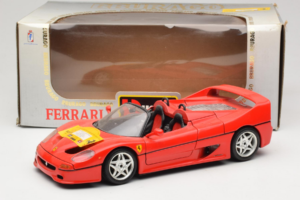 Ferrari F50 Cabriolet 50 Jahre Ferrari 24 Jahre Bburago FMC Rot Bburago 1:18 3352-P1 Metall — Bild 8 von 8