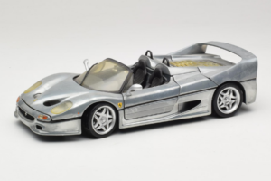 Ferrari F50 Cabriolet Chrome Silver Limitierte Auflage Hot Wheels 1:18 25741 Metall