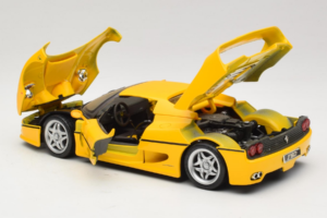 Ferrari F50 Coupe Shell Gelb Maisto 1:18 3076-Y1 Metall — Bild 5 von 8