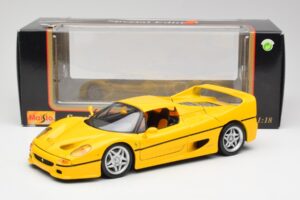 Ferrari F50 Giallo Modena Maisto 1:18 F50001 Metall — Bild 8 von 8
