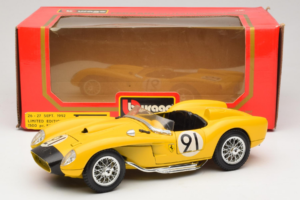 Ferrari 250 Testa Rossa #91 Gelb Limitierte Auflage Bburago 1:18 3007-Y1 Metall — Bild 8 von 8
