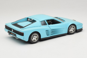 Ferrari Testarossa Borsenmodell 1997 Limitierte Auflage Blau Bburago 1:18 B002 Metall — Bild 3 von 8