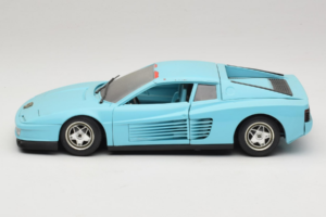 Ferrari Testarossa Borsenmodell 1997 Limitierte Auflage Blau Bburago 1:18 B002 Metall — Bild 4 von 8