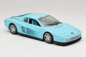 Ferrari Testarossa Borsenmodell 1997 Limitierte Auflage Blau Bburago 1:18 B002 Metall — Bild 6 von 8