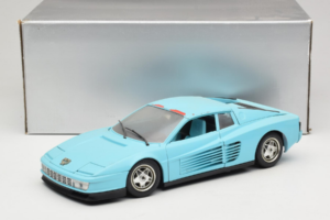 Ferrari Testarossa Borsenmodell 1997 Limitierte Auflage Blau Bburago 1:18 B002 Metall — Bild 8 von 8