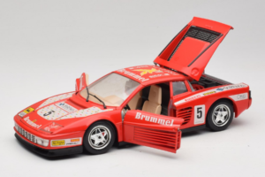 Ferrari Testarossa Brummel #5 Rot 1984 Bburago 1:18 3004-P1 Metall — Bild 2 von 8