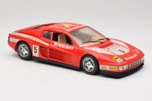 Ferrari Testarossa Brummel #5 Rot 1984 Bburago 1:18 3004-P1 Metall — Bild 6 von 8