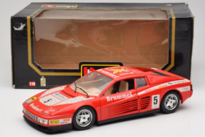Ferrari Testarossa Brummel #5 Rot 1984 Bburago 1:18 3004-P1 Metall — Bild 8 von 8
