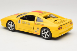 Ferrari F355 Berlinetta Racing Gelb Solido 1:18 9009-Y1 Metall — Bild 7 von 8