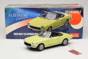 Fiat 124 Spider BS1 Gelb Sun Star 1:18 4921 Metall — Bild 8 von 8