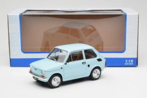 Fiat 126 Hellblau MCG 1:18 MCG18415 Metall — Bild 6 von 6