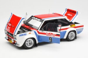 Fiat 131 Abarth Fiat France #9 J-C. Andruet / C. Delferrier Winner Rally Sanremo 1977 Kyosho 1:18 08375A Metall — Bild 2 von 8