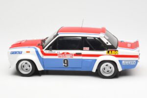 Fiat 131 Abarth Fiat France #9 J-C. Andruet / C. Delferrier Winner Rally Sanremo 1977 Kyosho 1:18 08375A Metall — Bild 4 von 8