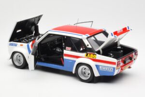 Fiat 131 Abarth Fiat France #9 J-C. Andruet / C. Delferrier Winner Rally Sanremo 1977 Kyosho 1:18 08375A Metall — Bild 5 von 8