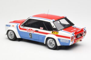Fiat 131 Abarth Fiat France #9 J-C. Andruet / C. Delferrier Winner Rally Sanremo 1977 Kyosho 1:18 08375A Metall — Bild 7 von 8
