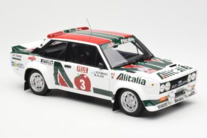 Fiat 131 Abarth #3 M. Alen / I. Kivimaki Winner Rally 1000 Lakes 1980 Kyosho 1:18 08376H Metall — Bild 6 von 8