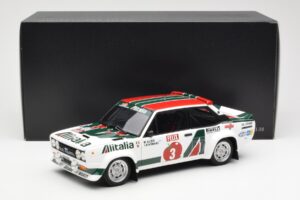 Fiat 131 Abarth #3 M. Alen / I. Kivimaki Winner Rally 1000 Lakes 1980 Kyosho 1:18 08376H Metall — Bild 8 von 8