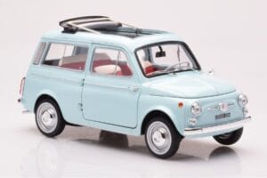 Fiat 500 Giardiniera Acquamarina Blau Norev 1:18 187742 Metall — Bild 6 von 7