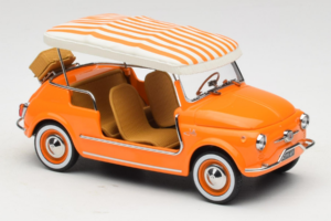 Fiat 500 Jolly Orange Norev 1:18 187791 Metall — Bild 4 von 6