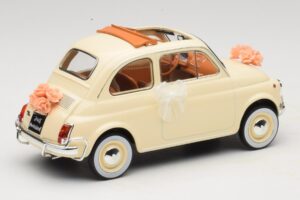 Fiat 500 L Elfenbein Wedding Gift Norev 1:18 187780 Metall — Bild 2 von 6
