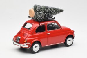 Fiat 500 L Rot Christmas Norev 1:18 187779 Metall — Bild 2 von 6