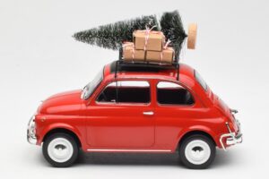Fiat 500 L Rot Christmas Norev 1:18 187779 Metall — Bild 3 von 6