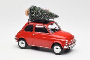 Fiat 500 L Rot Christmas Norev 1:18 187779 Metall — Bild 4 von 6