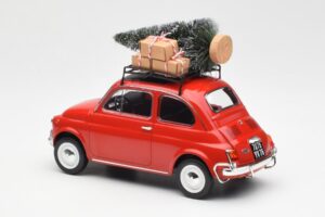 Fiat 500 L Rot Christmas Norev 1:18 187779 Metall — Bild 5 von 6