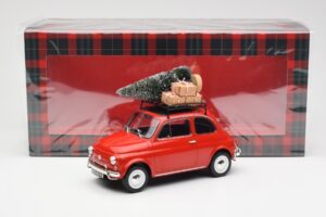 Fiat 500 L Rot Christmas Norev 1:18 187779 Metall — Bild 6 von 6