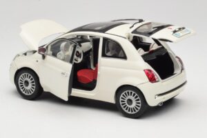 Fiat 500 Weiß Mondo Motors 1:18 500291 Metall — Bild 5 von 8