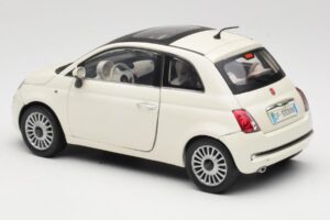 Fiat 500 Weiß Mondo Motors 1:18 500291 Metall — Bild 7 von 8