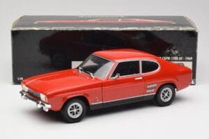 Ford Capri Mk1 1700 GT Rot Minichamps 1:18 180089001 Metall — Bild 8 von 8