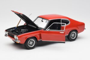 Ford Capri Mk1 2600 RS Rot Schwarz Minichamps 1:18 180089071 Metall — Bild 2 von 8