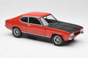 Ford Capri Mk1 2600 RS Rot Schwarz Minichamps 1:18 180089071 Metall — Bild 6 von 8