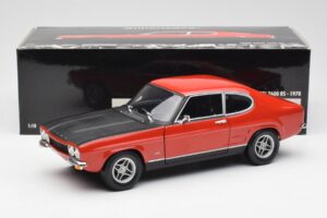 Ford Capri Mk1 2600 RS Rot Schwarz Minichamps 1:18 180089071 Metall — Bild 8 von 8