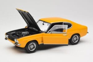 Ford Capri 2600 RS Signal Gelb Mit Schwarz Minichamps 1:18 180089070 Metall — Bild 2 von 8