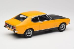 Ford Capri 2600 RS Signal Gelb Mit Schwarz Minichamps 1:18 180089070 Metall — Bild 3 von 8