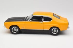 Ford Capri 2600 RS Signal Gelb Mit Schwarz Minichamps 1:18 180089070 Metall — Bild 4 von 8