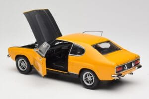 Ford Capri 2600 RS Signal Gelb Mit Schwarz Minichamps 1:18 180089070 Metall — Bild 5 von 8