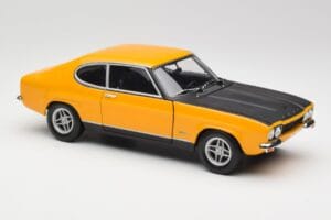 Ford Capri 2600 RS Signal Gelb Mit Schwarz Minichamps 1:18 180089070 Metall — Bild 6 von 8