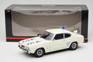 Ford Capri Autobahnpolizei Dusseldorf Minichamps 1:18 150089090 Metall — Bild 8 von 8