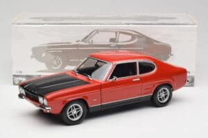 Ford Capri Mk1 RS 2600 Rot & Schwarz Minichamps 1:18 150089076 Metall — Bild 8 von 8