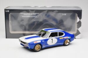 Ford Capri Mk1 RS 2600 #1 D. Glemser Ford Deutschland Winner Brno ETCC 1972 Minichamps 1:18 155728501 Metall — Bild 6 von 6