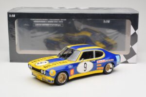 Ford Capri Mk1 RS 2600 #9 K. Fritzinger / H. Heyer Team Europa Möbel 6 Hours of Nürburgring ETCC 1973 Minichamps 1:18 1557385 — Bild 6 von 6