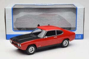 Ford Capri Mk1 RS 2600 Rot mit Schwarzer Haube MCG 1:18 MCG18538 Metall — Bild 6 von 6