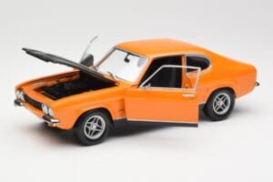 Ford Capri Mk1 RS 2600 Signal Orange Schwarz Minichamps 1:18 150089077 Metall — Bild 2 von 8