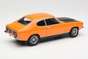 Ford Capri Mk1 RS 2600 Signal Orange Schwarz Minichamps 1:18 150089077 Metall — Bild 3 von 8