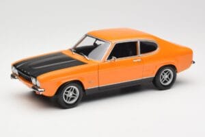 Ford Capri Mk1 RS 2600 Signal Orange Schwarz Minichamps 1:18 150089077 Metall