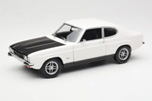 Ford Capri Mk1 RS 2600 Weiß Schwarz Minichamps 1:18 150089078 Metall