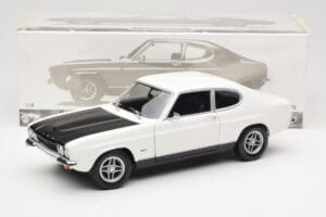 Ford Capri Mk1 RS 2600 Weiß Schwarz Minichamps 1:18 150089078 Metall — Bild 8 von 8